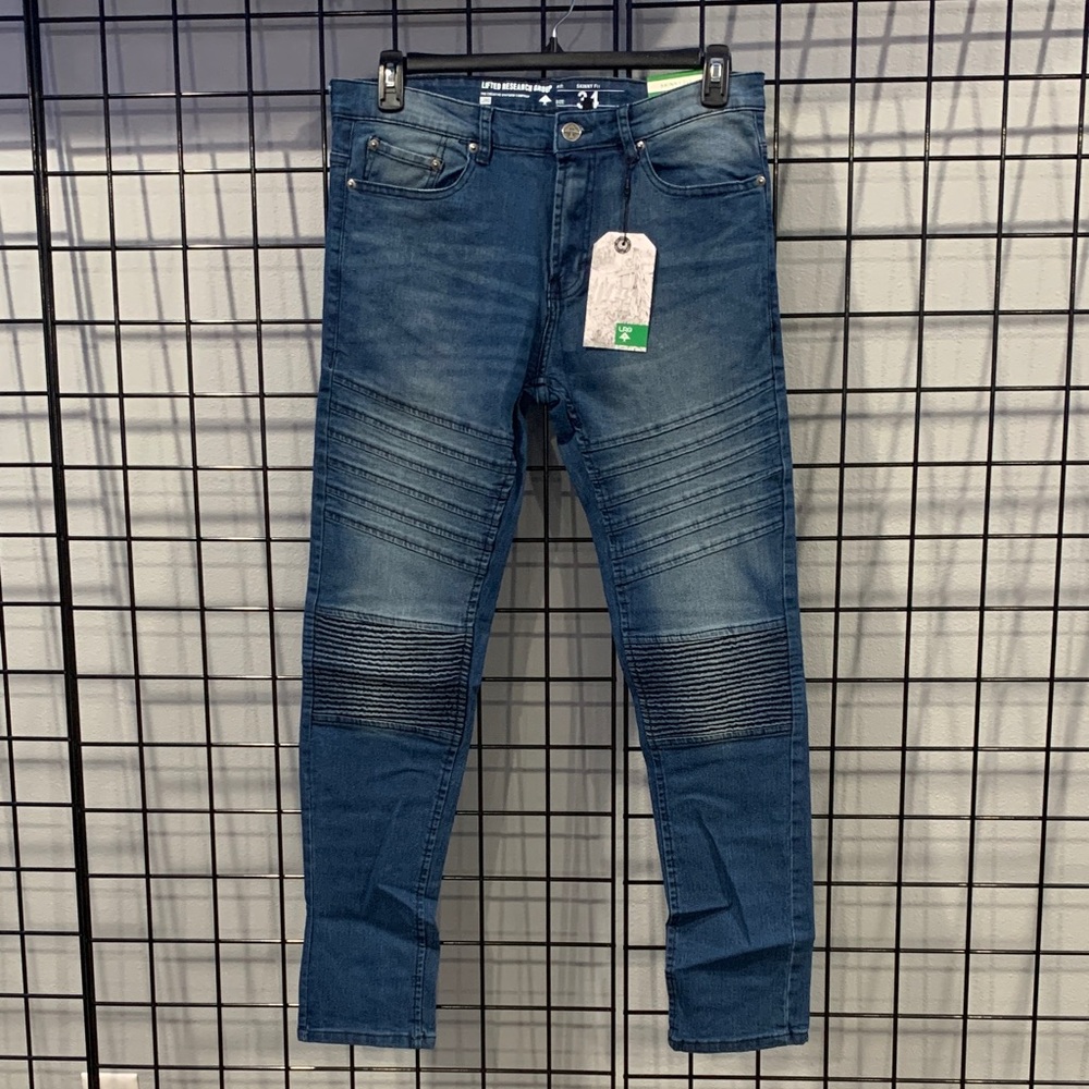 LRG Men's Deep Blue Skinny Jeans
